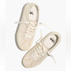 Madewell sidewalk low-top sneakers in recycled canvas